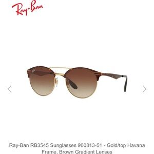 Ray-Ban Gold Havana Sunglasses